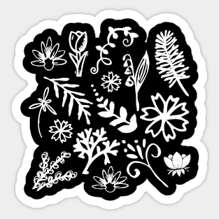 Botanical Doodles Sticker